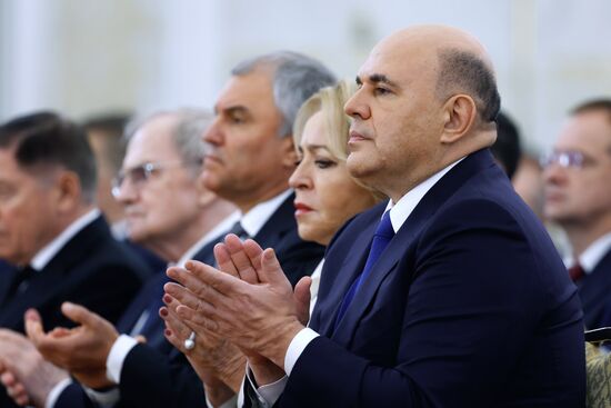 Церемония подписания договоров о вхождении в РФ ДНР, ЛНР, Запорожской и Херсонской областей состоялась в Кремле