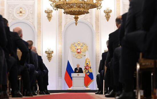 Церемония подписания договоров о вхождении в РФ ДНР, ЛНР, Запорожской и Херсонской областей состоялась в Кремле