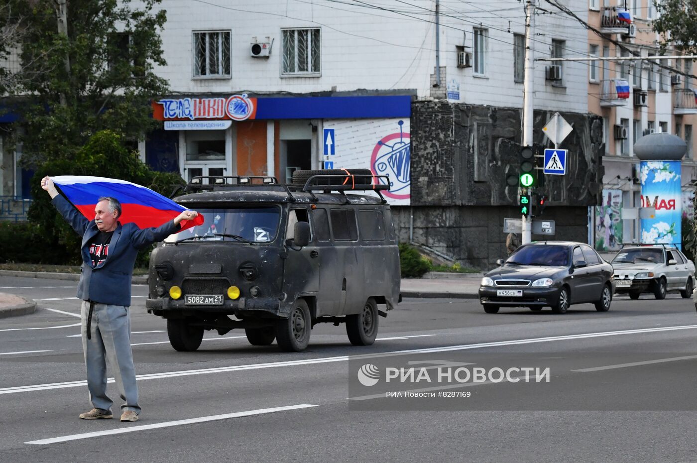 Празднование присоединения к России в ДНР