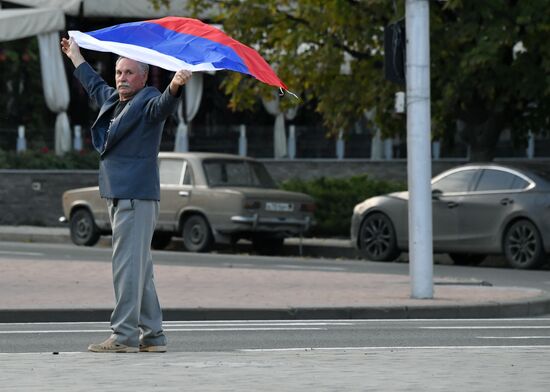 Празднование присоединения к России в ДНР