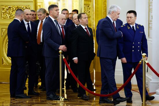 Церемония подписания договоров о вхождении в РФ ДНР, ЛНР, Запорожской и Херсонской областей состоялась в Кремле