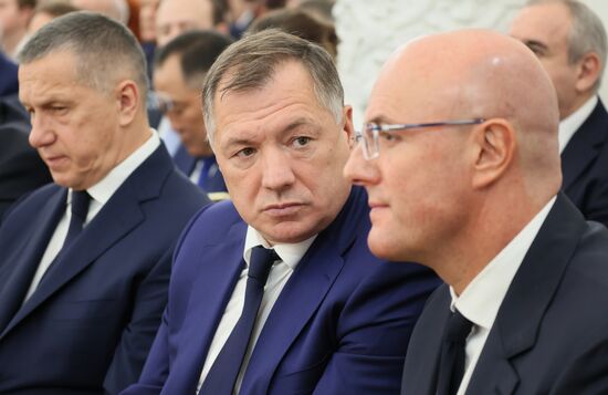 Церемония подписания договоров о вхождении в РФ ДНР, ЛНР, Запорожской и Херсонской областей состоялась в Кремле