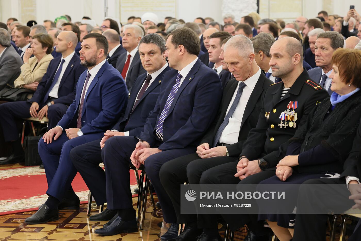 Церемония подписания договоров о вхождении в РФ ДНР, ЛНР, Запорожской и Херсонской областей состоялась в Кремле