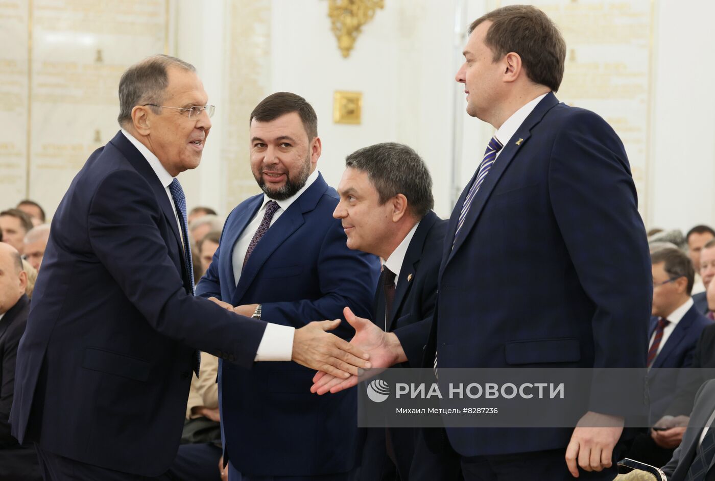 Церемония подписания договоров о вхождении в РФ ДНР, ЛНР, Запорожской и Херсонской областей состоялась в Кремле