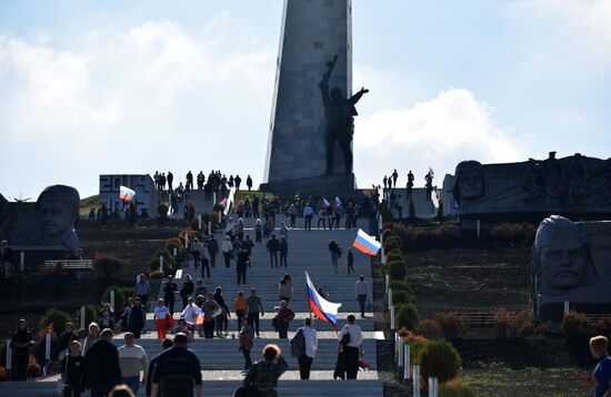 Патриотическая акция в ДНР "Мы возвращаемся домой"