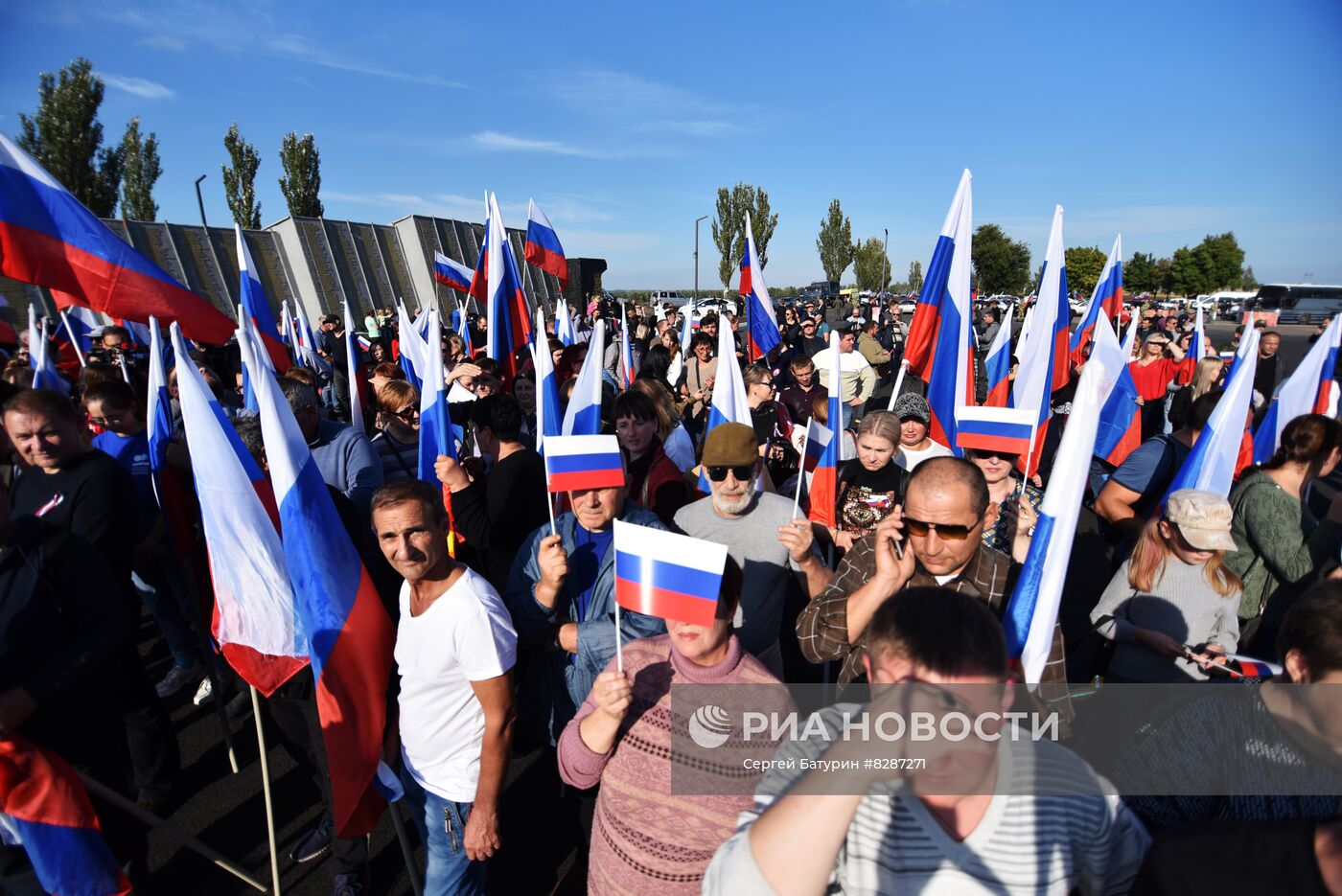 Патриотическая акция в ДНР "Мы возвращаемся домой"