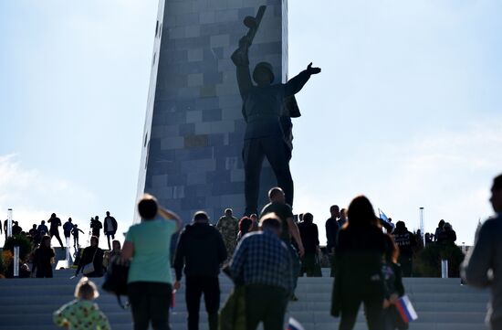 Патриотическая акция в ДНР "Мы возвращаемся домой"