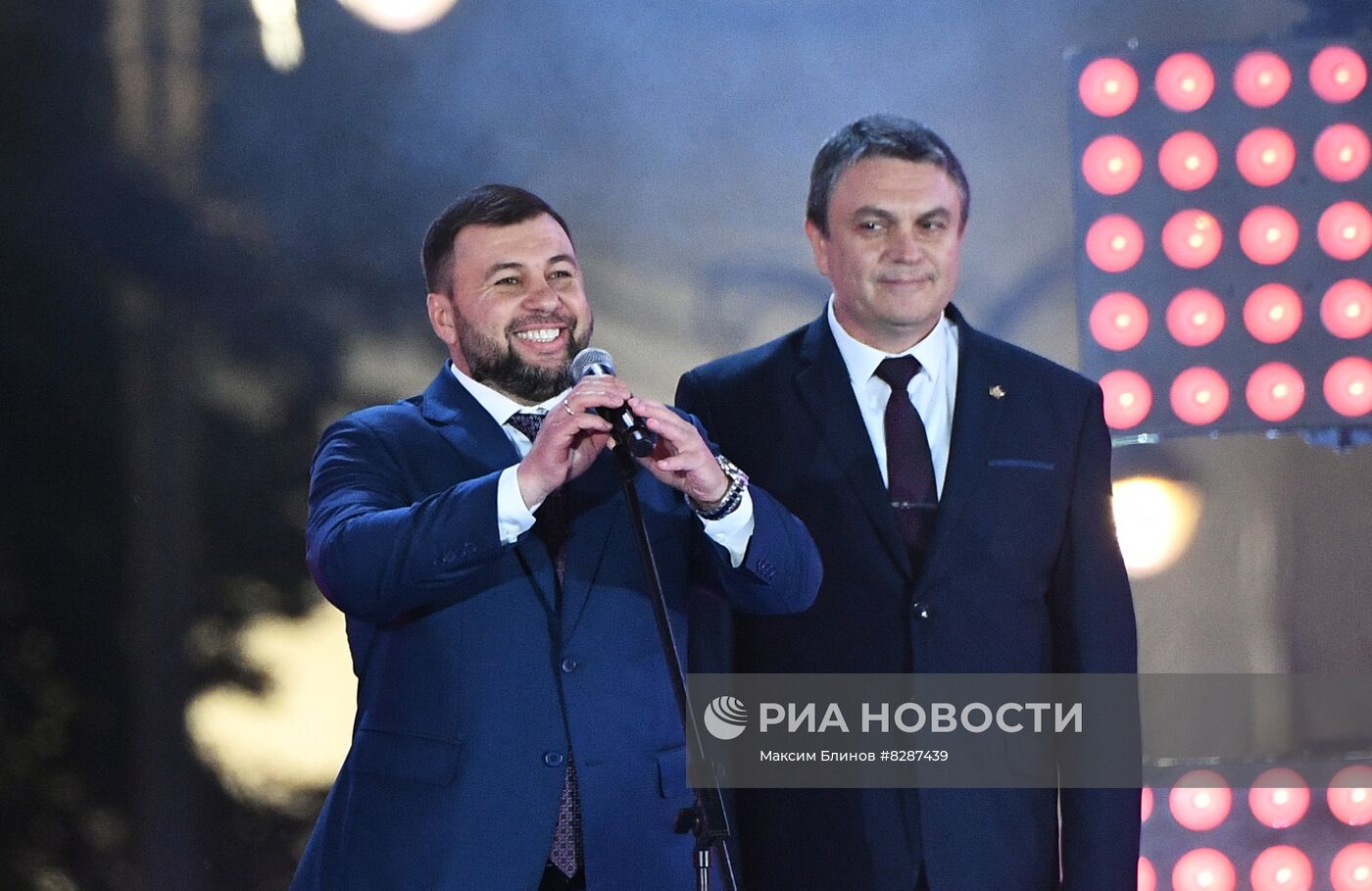 Президент РФ В. Путин принял участие в митинге-концерте на Красной площади