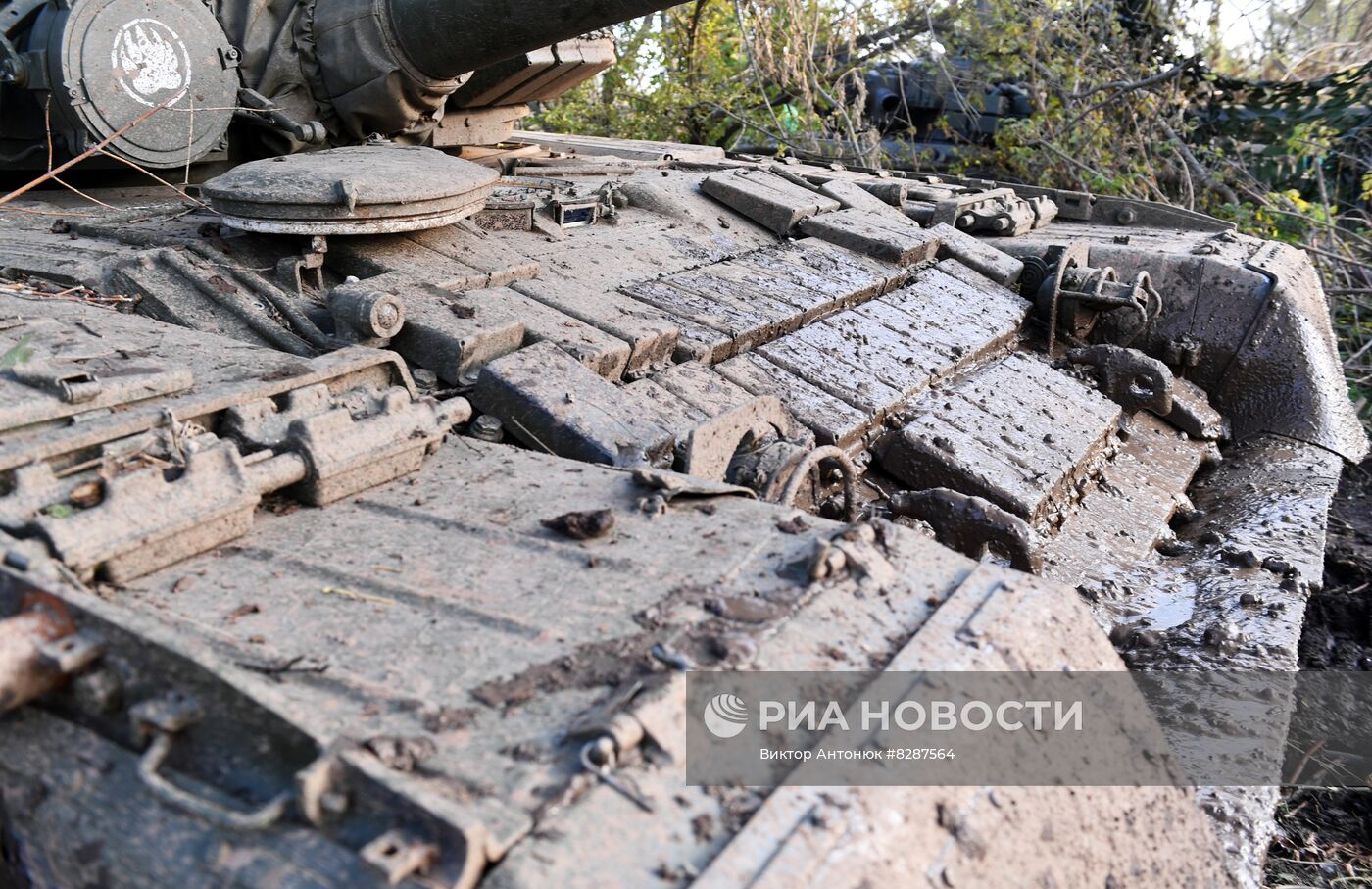Танковые экипажи народной милиции ЛНР в Донецкой области