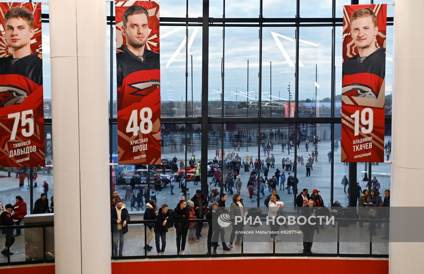 Открытие новой ледовой арены в Омске