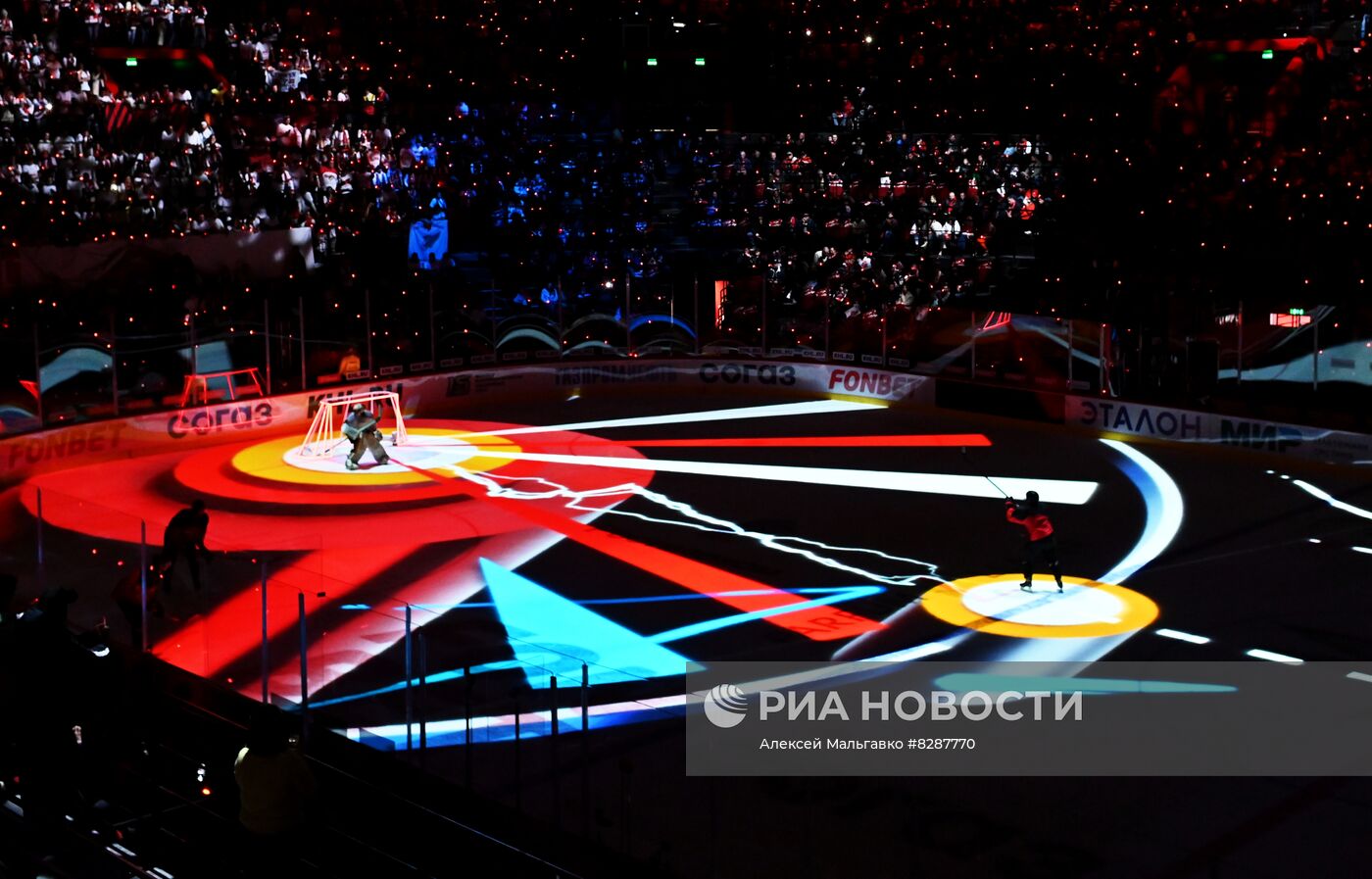 Открытие новой ледовой арены в Омске