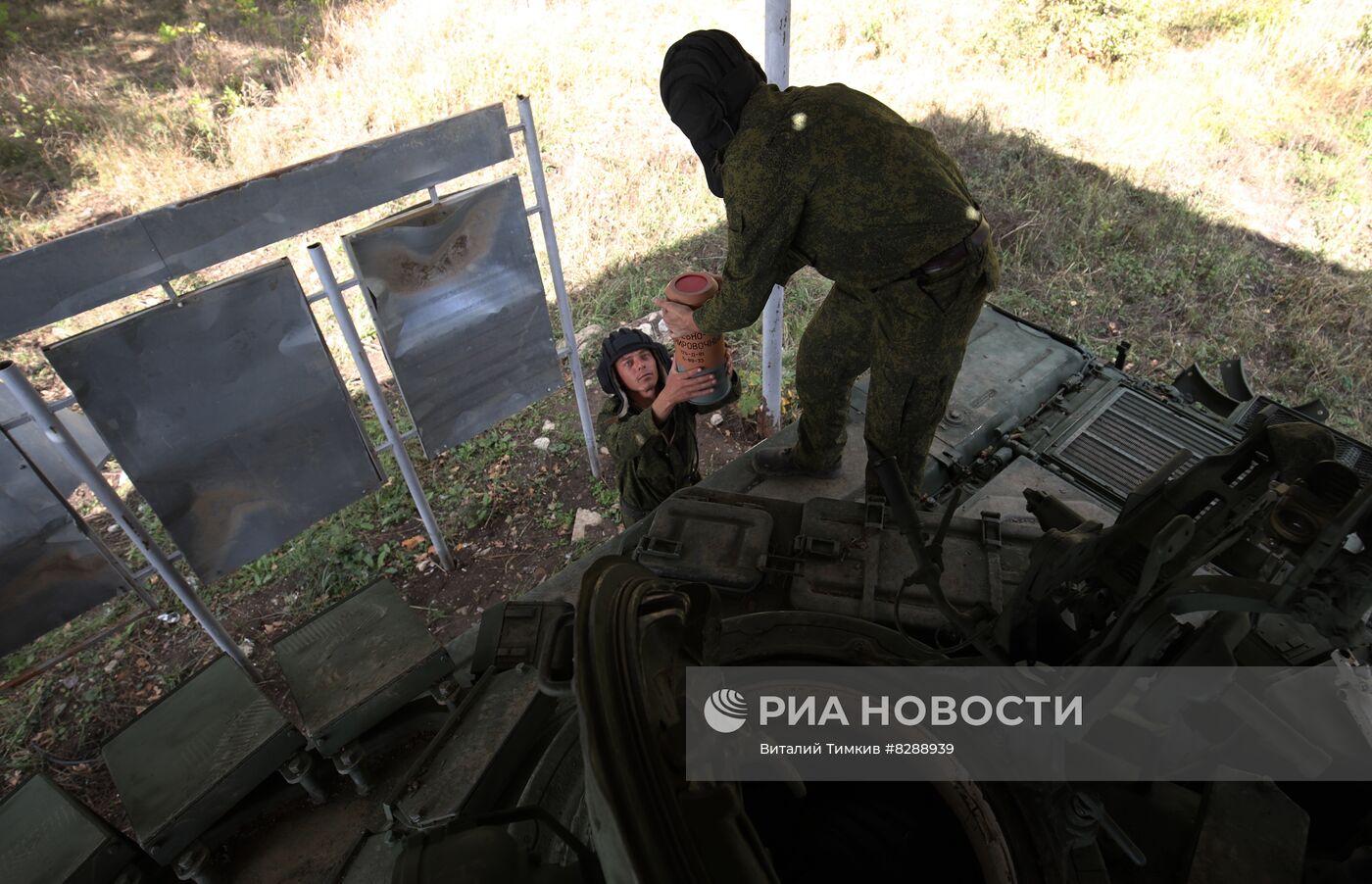 Военная подготовка мобилизованных перед отправкой в войска