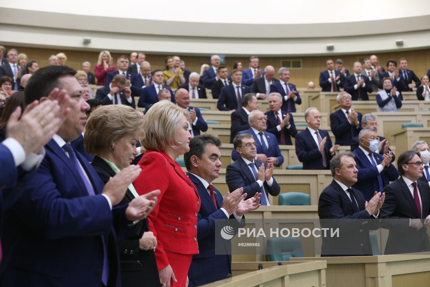 Заседание Совета Федерации РФ