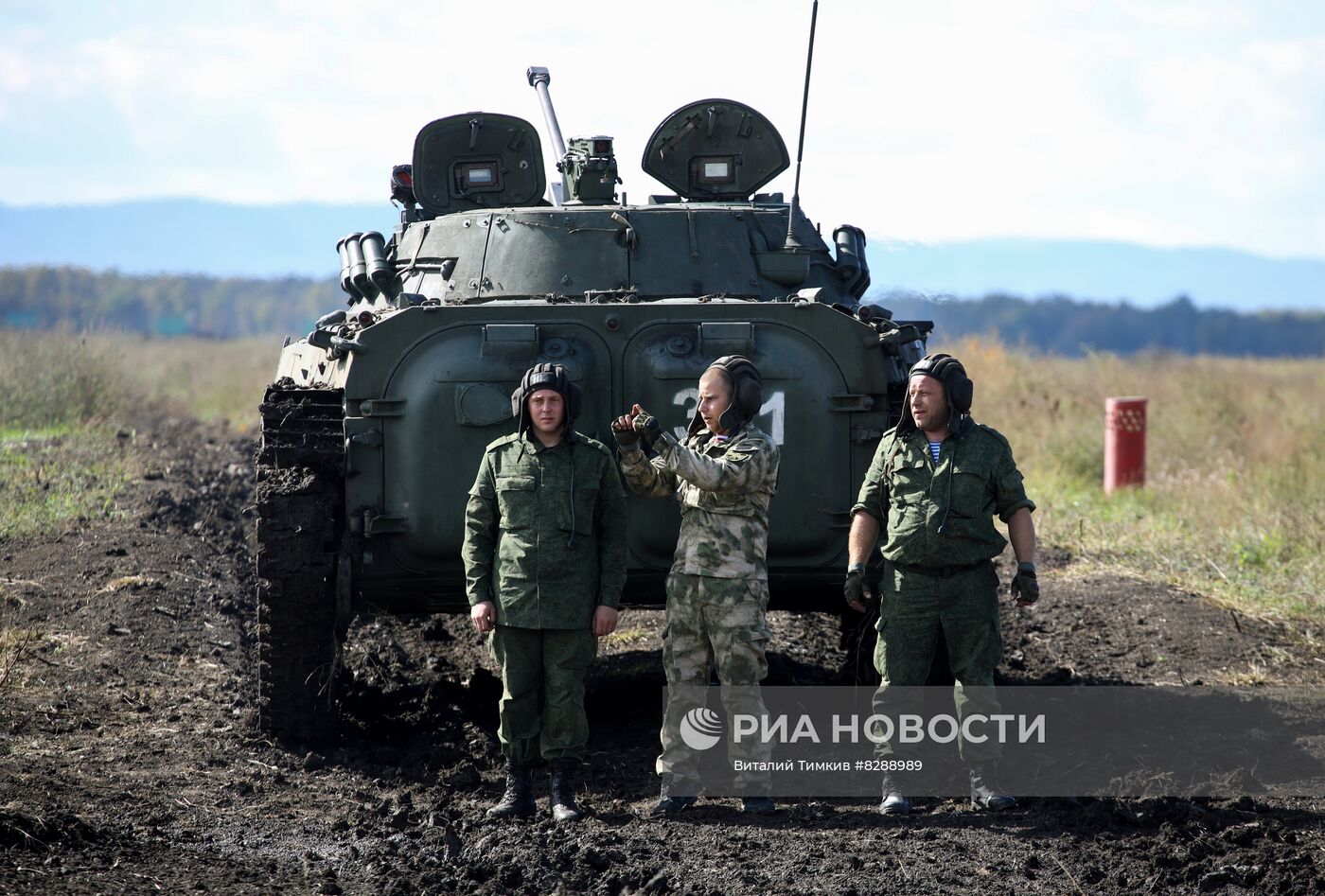 Военная подготовка мобилизованных перед отправкой в войска