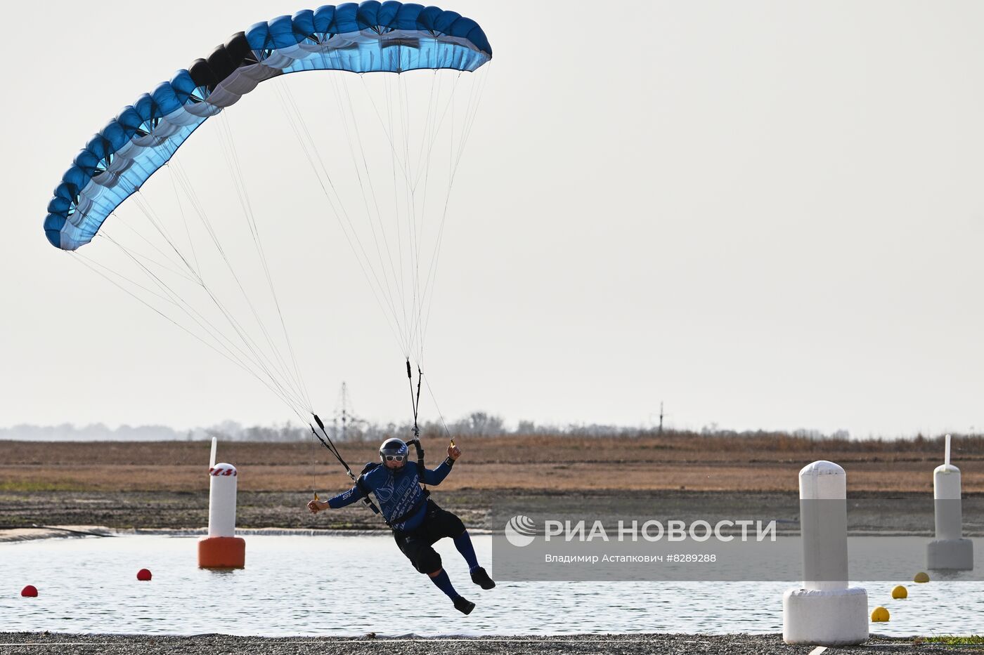 Соревнования по парашютному спорту в Гудермесе