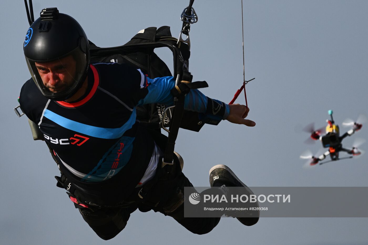 Соревнования по парашютному спорту в Гудермесе