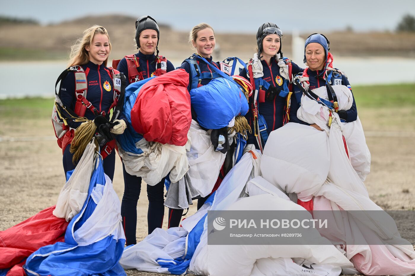 Соревнования по парашютному спорту в Гудермесе