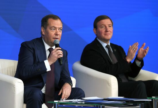 Заседание генерального совета партии "Единая Россия"