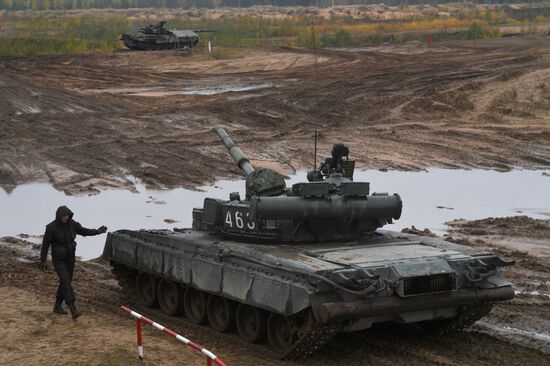 Военная подготовка мобилизованных перед отправкой в войска РФ