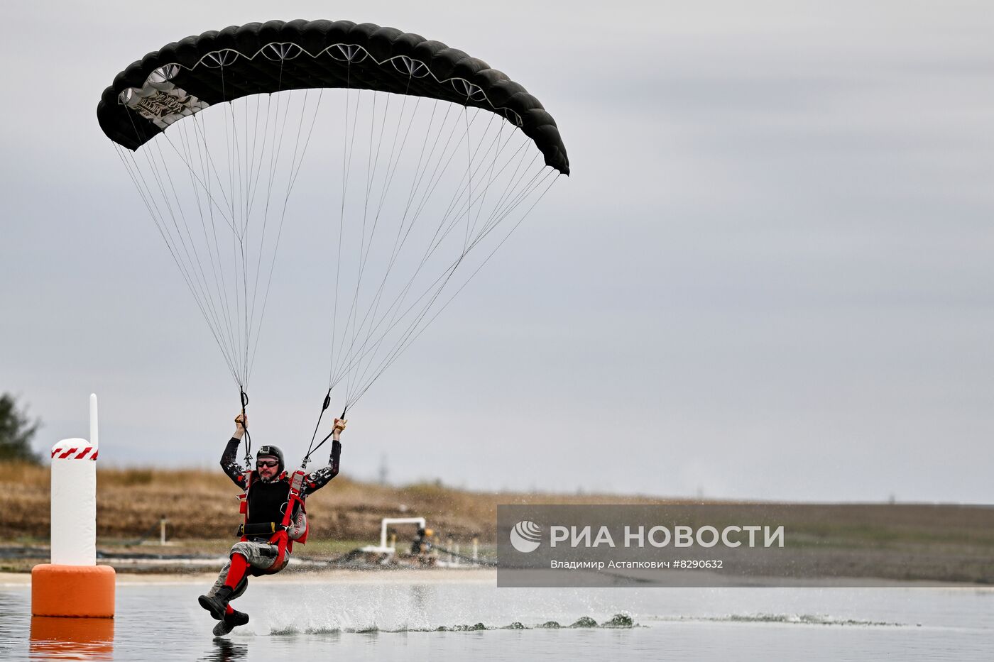 Соревнования по парашютному спорту в Гудермесе