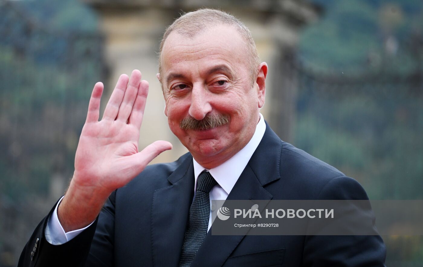 Прибытие участников саммита Европейского политического сообщества в Праге