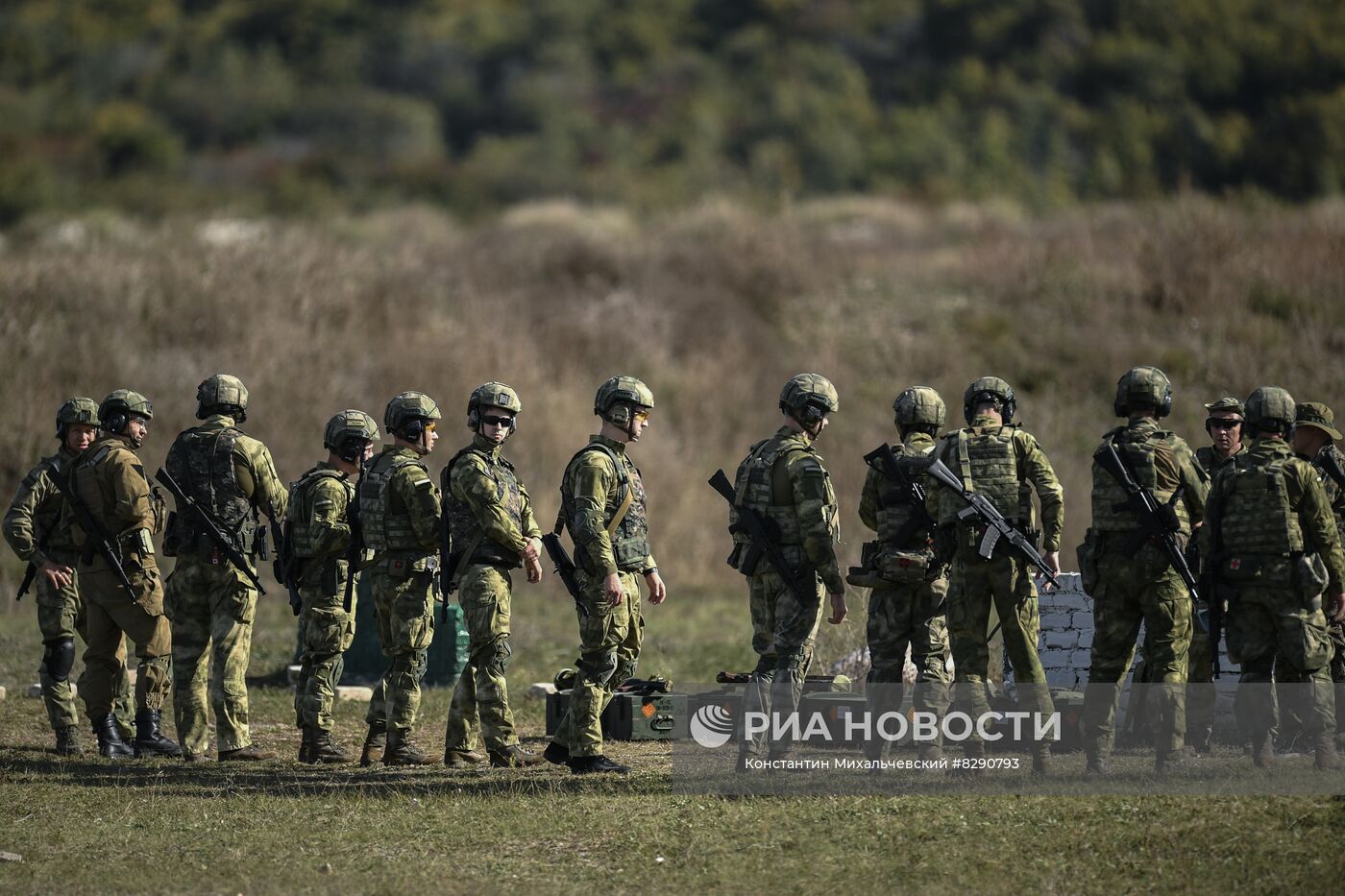 Военная подготовка мобилизованных перед отправкой в войска РФ