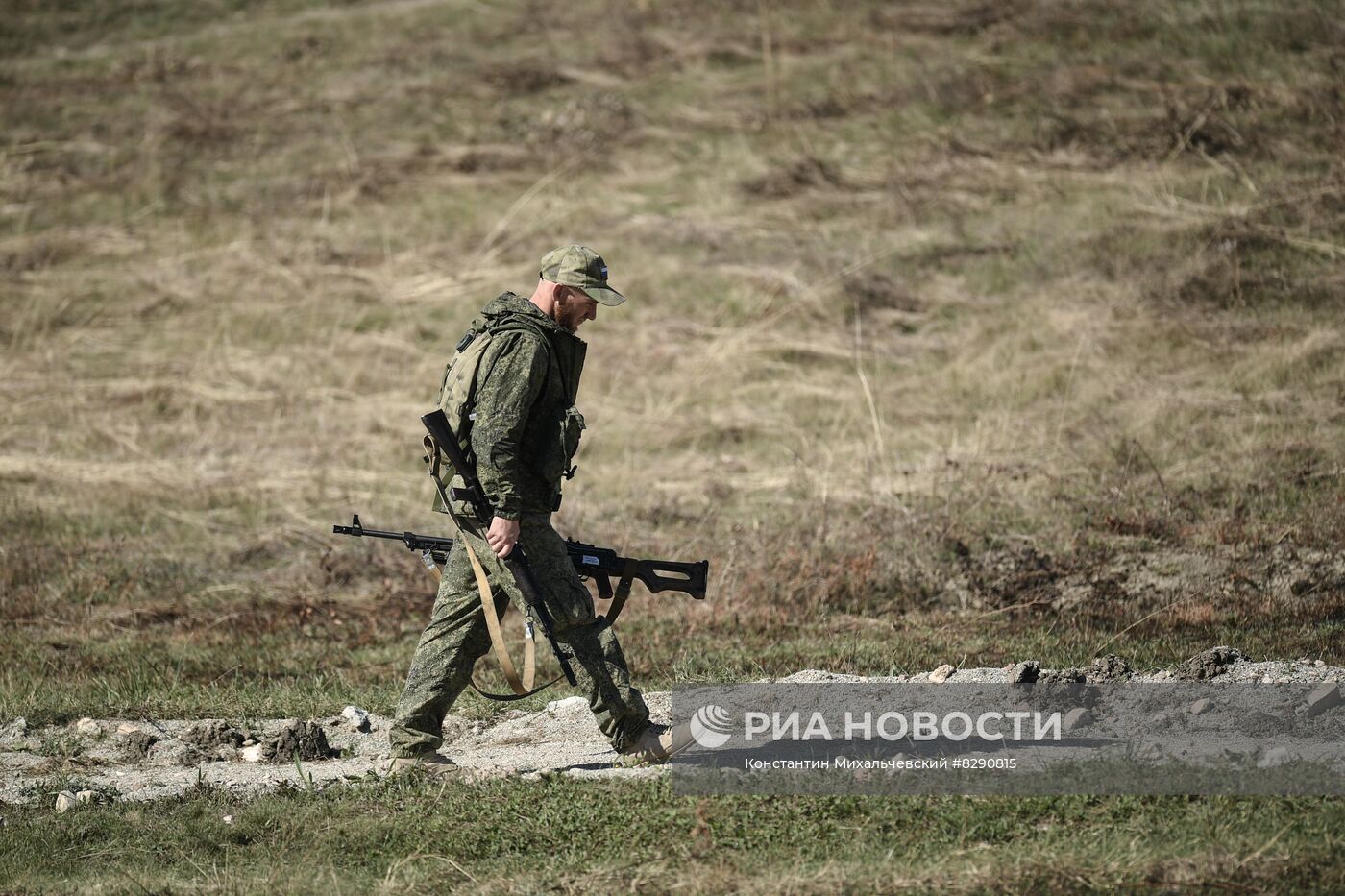 Военная подготовка мобилизованных перед отправкой в войска РФ