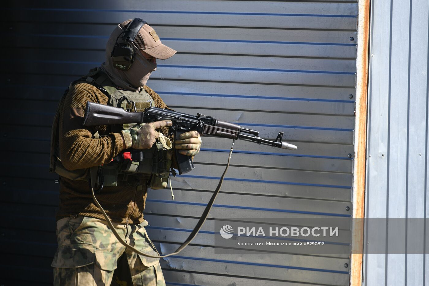 Военная подготовка мобилизованных перед отправкой в войска РФ