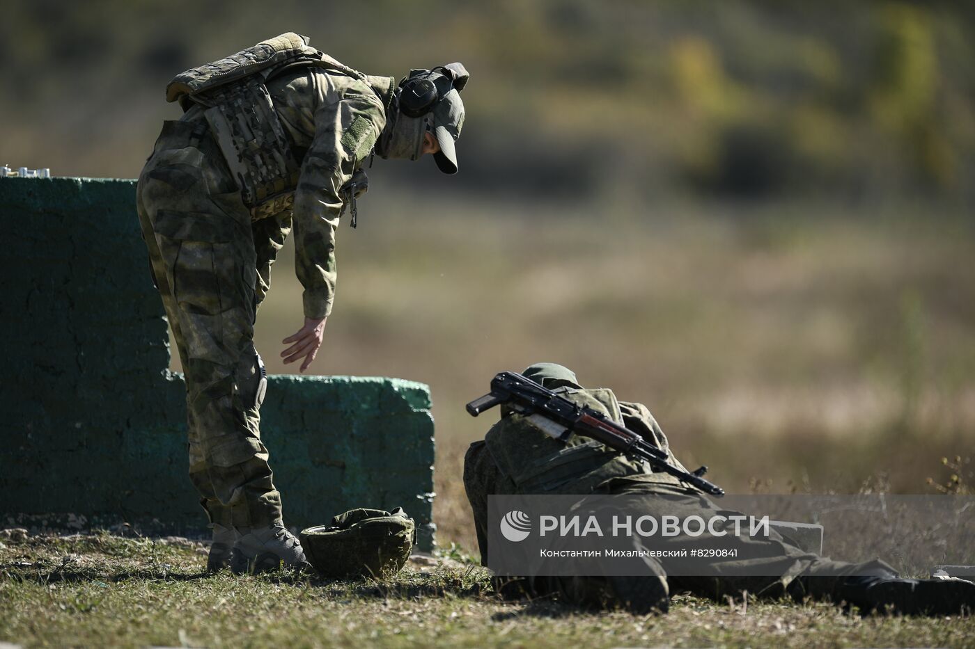 Военная подготовка мобилизованных перед отправкой в войска РФ