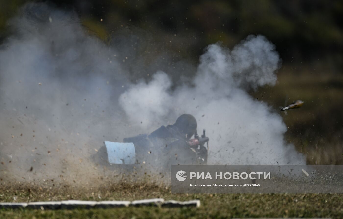 Военная подготовка мобилизованных перед отправкой в войска РФ