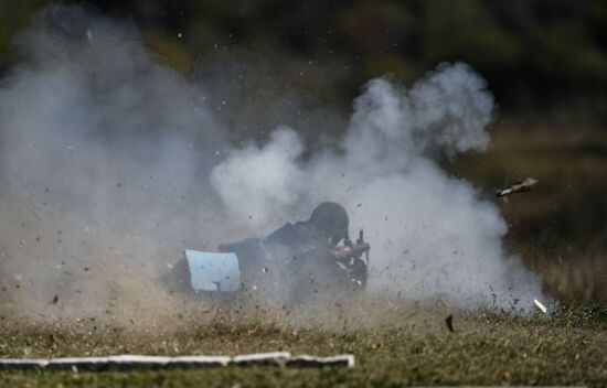 Военная подготовка мобилизованных перед отправкой в войска РФ