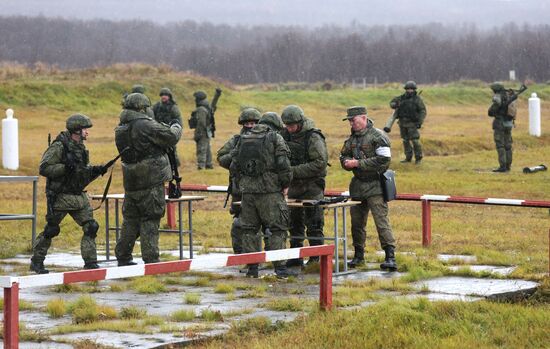 Военная подготовка мобилизованных перед отправкой в войска РФ