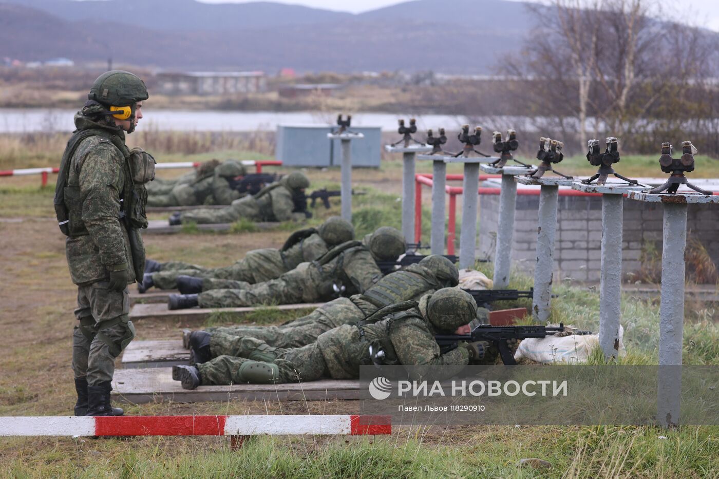Военная подготовка мобилизованных перед отправкой в войска РФ