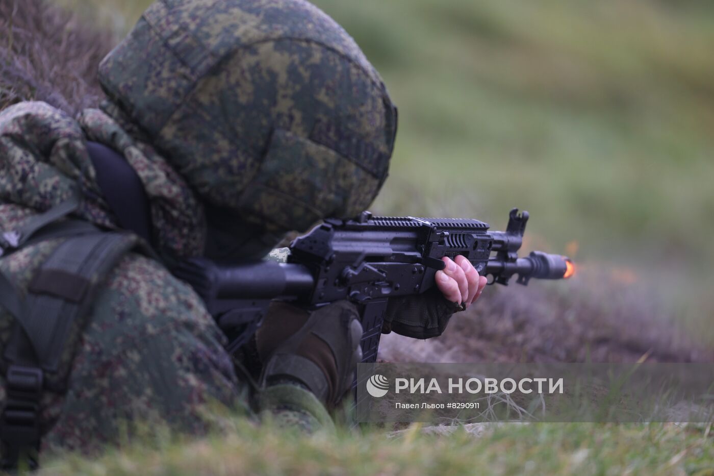 Военная подготовка мобилизованных перед отправкой в войска РФ