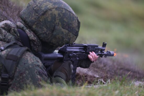 Военная подготовка мобилизованных перед отправкой в войска РФ