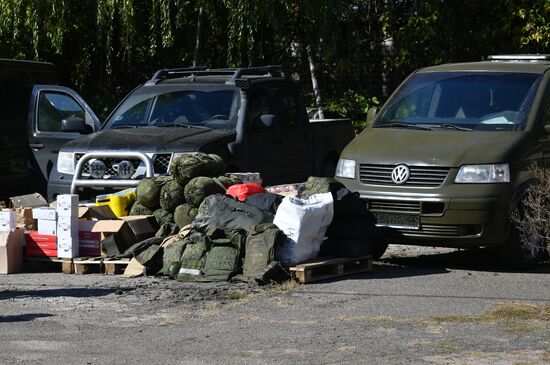 Гуманитарная помощь военным ДНР от жителей Ульяновской области 