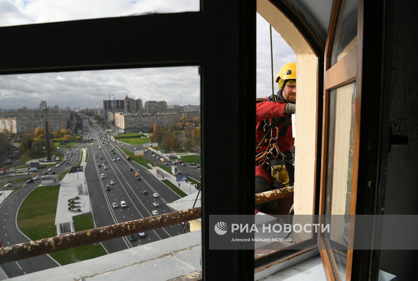 Работа промышленных альпинистов "ОЭК"