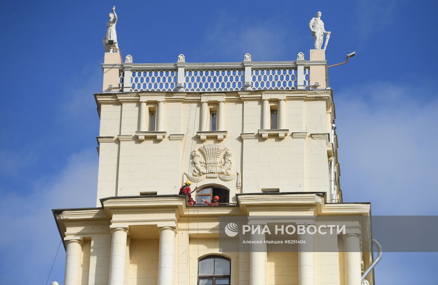 Работа промышленных альпинистов "ОЭК"