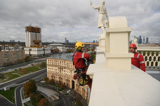 Работа промышленных альпинистов "ОЭК"