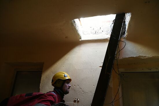 Работа промышленных альпинистов "ОЭК"