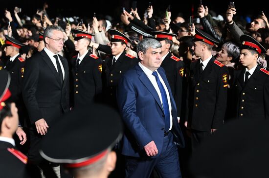 Мероприятия в честь юбилея президента РФ В. Путина в Грозном