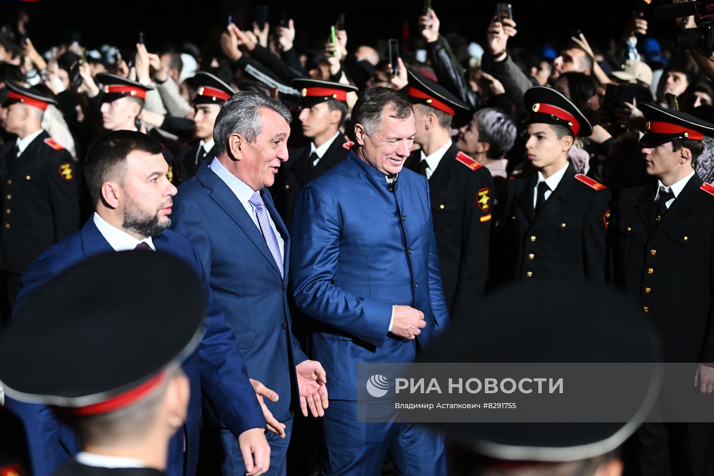 Мероприятия в честь юбилея президента РФ В. Путина в Грозном