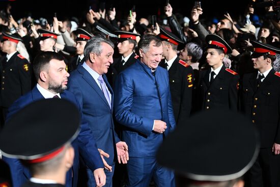 Мероприятия в честь юбилея президента РФ В. Путина в Грозном