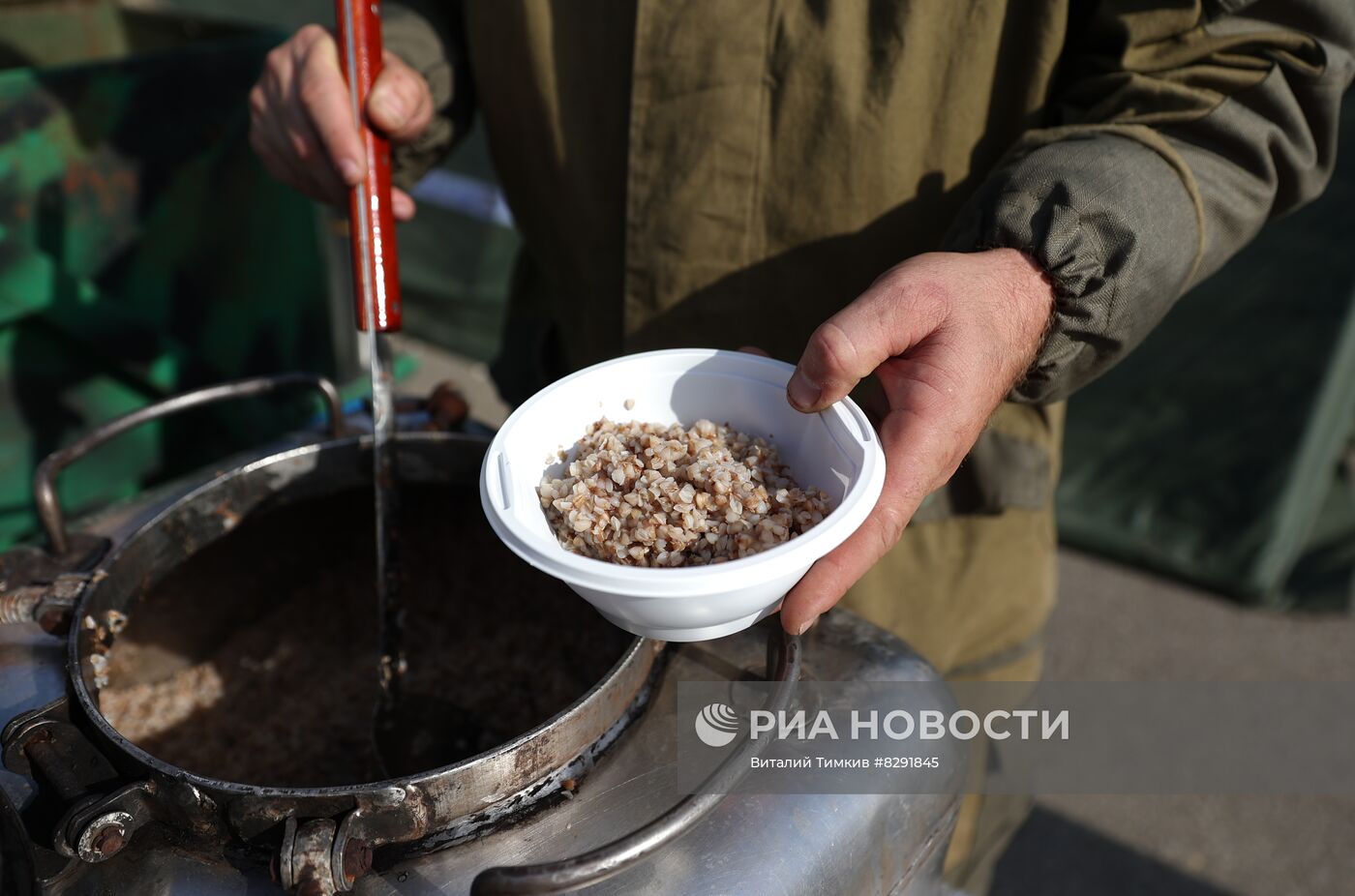 Пункт обогрева для водителей в Тамани