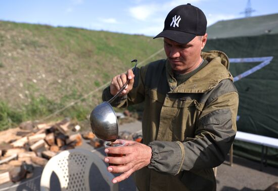 Пункт обогрева для водителей в Тамани