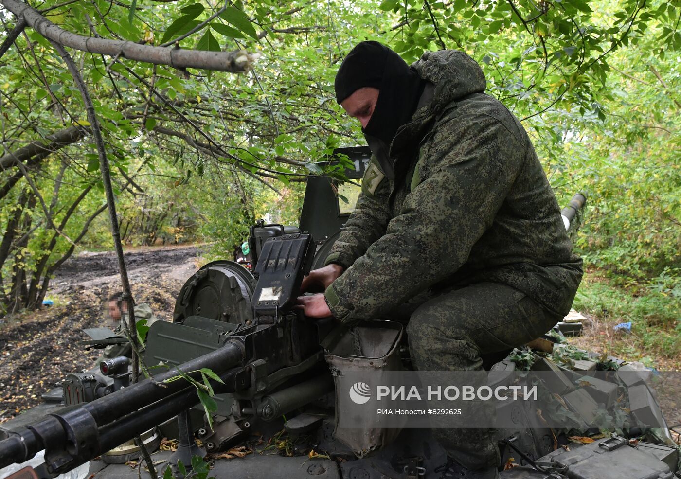 Расположение механизированных войск армии РФ под Донецком