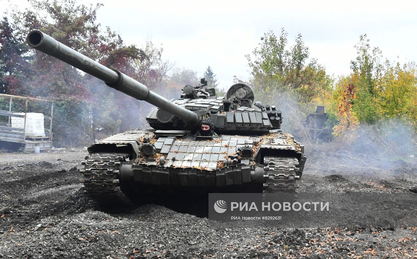 Расположение механизированных войск армии РФ под Донецком