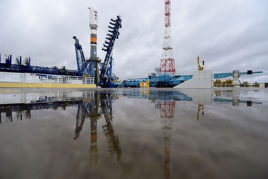 Пуск РН "Союз-2.1б" с космическим аппаратом "Глонасс-К" с космодрома Плесецк