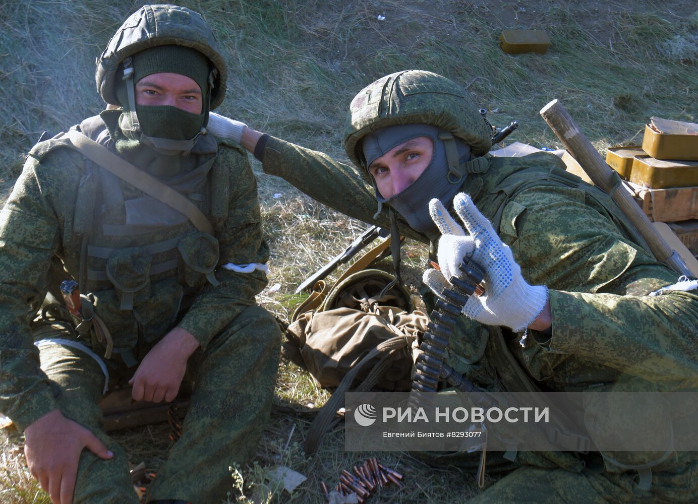 Военная подготовка ВДВ на полигоне в Запорожской области