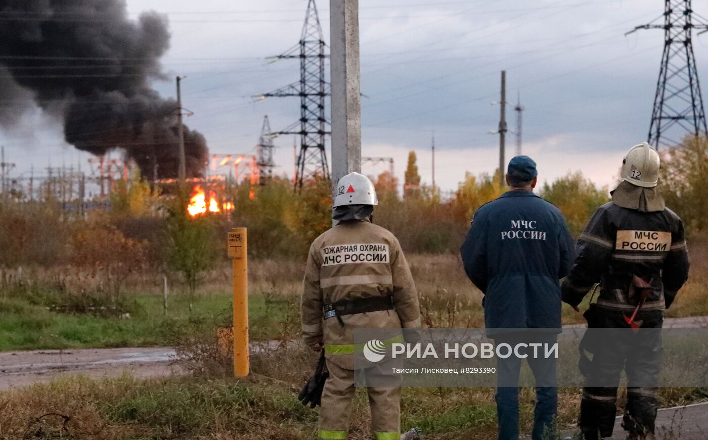 ВСУ обстреляли подстанцию Шебекино в Белгородской области